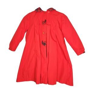 Rothschild Long Red Coat with Hood Sz 6X